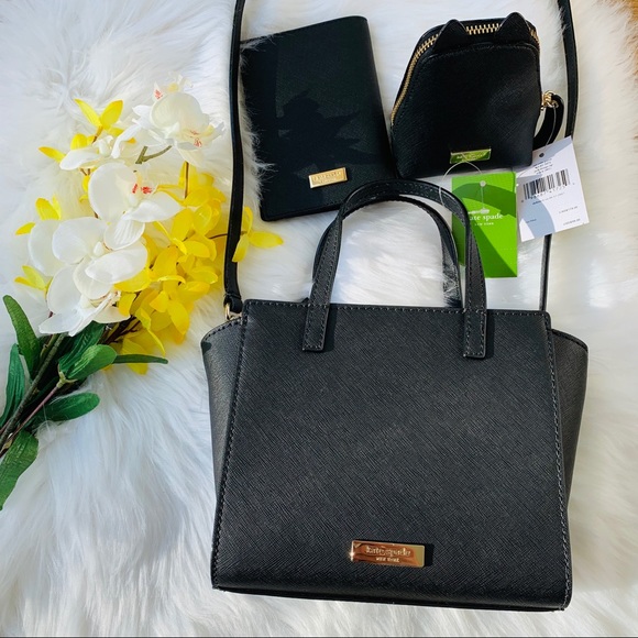 KATE SPADE MINI HAYDEN CAT PASSPORT COIN SATCHEL - Picture 6 of 8